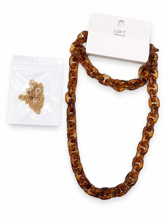 LOFT Jewelry - LOFT Resin Eyeglass Sunglasses Chain + Goldtone